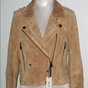 SL8 Suede Leather Biker Jacket